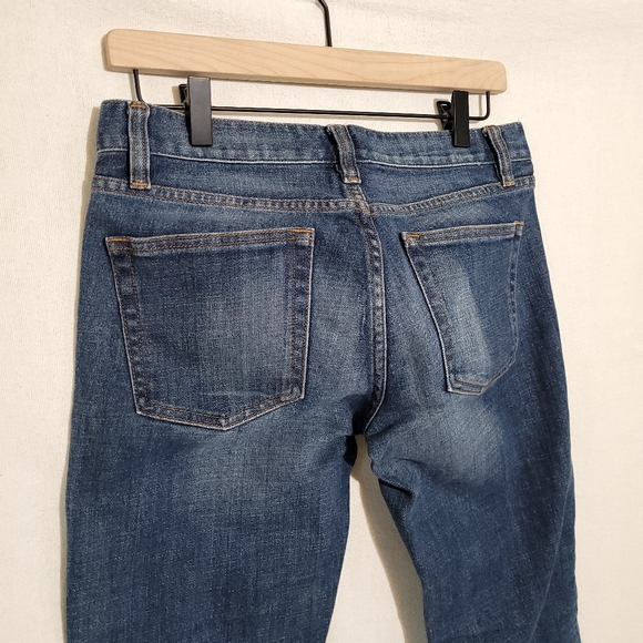 J. Crew Stretch Dark Wash Low Rise Bootcut Jeans, size 26S - Picture 4 of 7